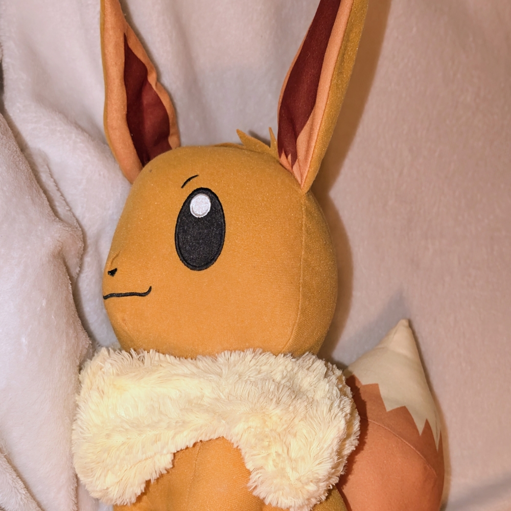 The Toy Factory Pokemon Eevee Plush Stuffed Animal Plush Toy